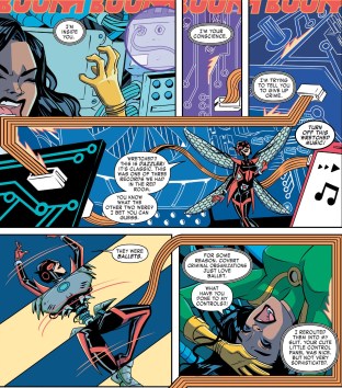 Solid use of static art to tell a story